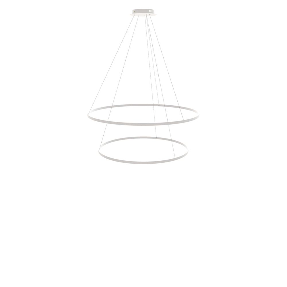 LED 2-ring hanging lights combination centric