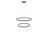 LED 2-ring hanging lights combination centric