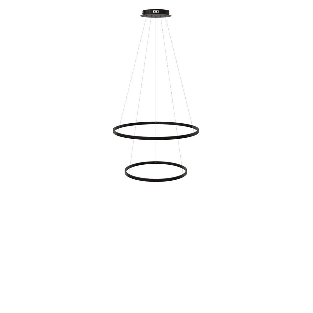 s.luce Combinazione di luci a sospensione a 2 anelli LED Centric