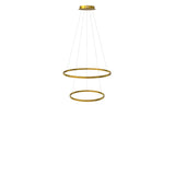 LED 2-ring hanging lights combination centric