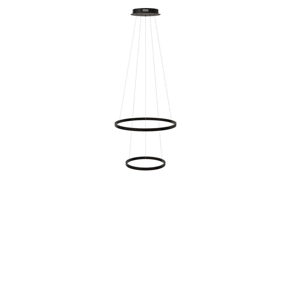 LED 2-ring hanging lights combination centric