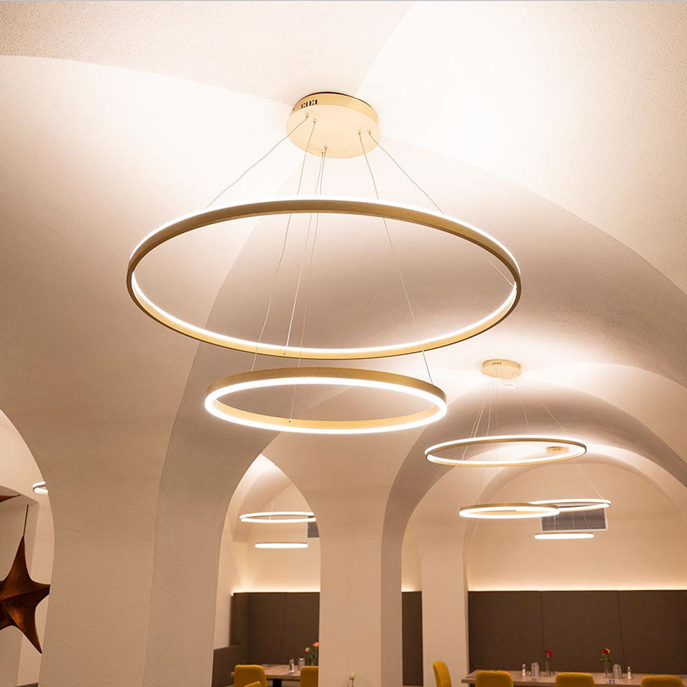 s.luce LED 2-rings pendelkombination Centric