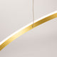 s.luce Lampada a sospensione ad anello LED a 3 luci eccentriche