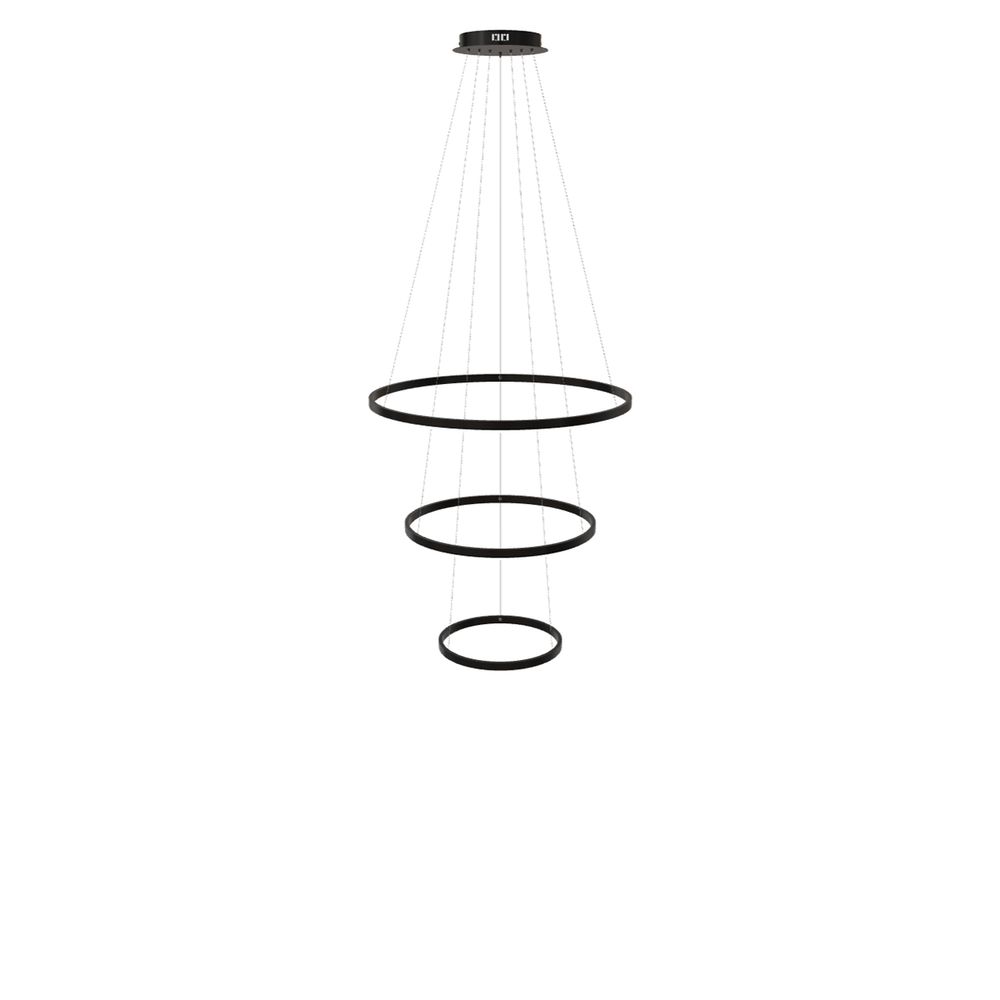 LED 3-ring hanging lights combination centric