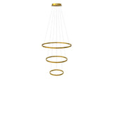 LED 3-ring hanging lights combination centric