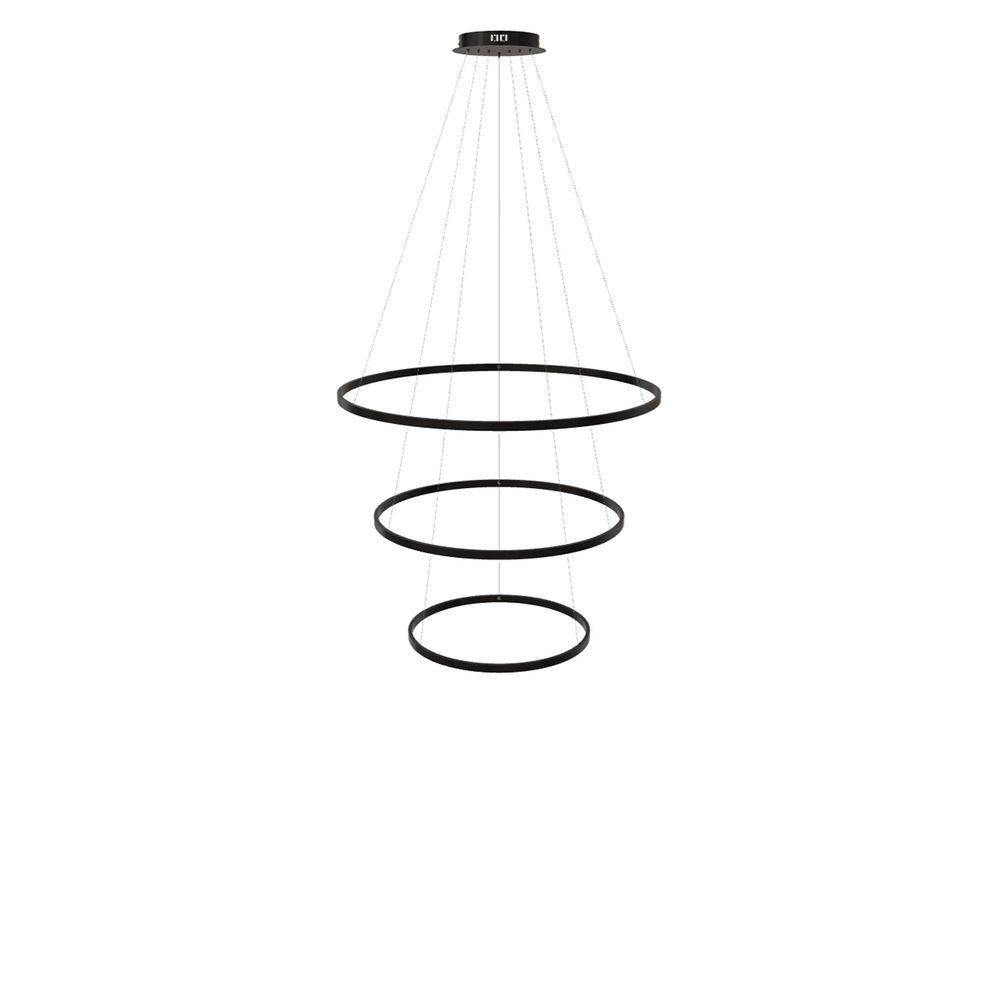 LED 3-ring hanging lights combination centric