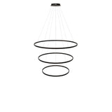 LED 3-ring hanging lights combination centric