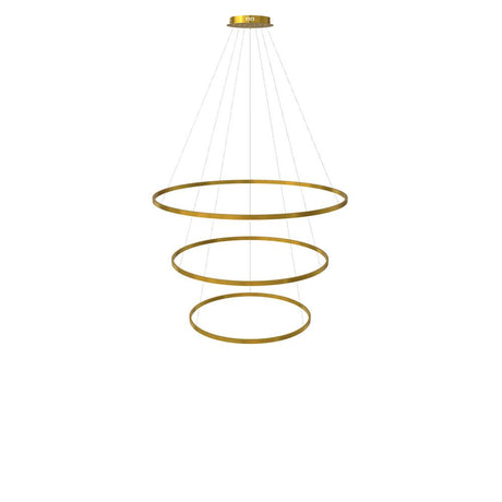 s.luce Combinaison de 3 anneaux de suspension à LED Centrique