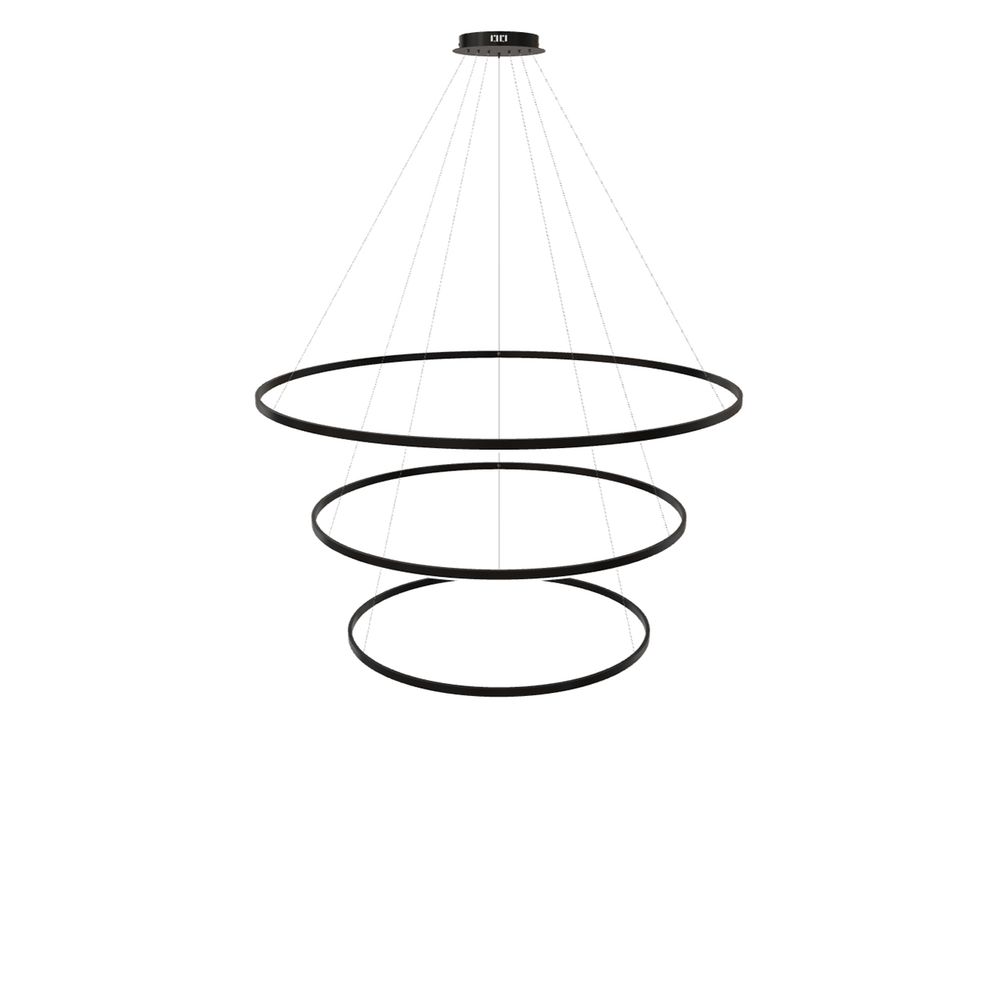 LED 3er-Ring Hängeleuchten Kombination Zentrisch