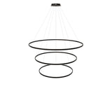 LED 3-ring hanging lights combination centric