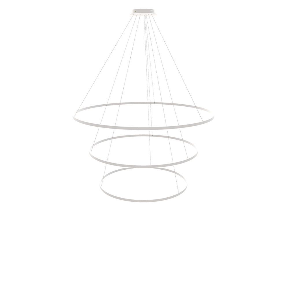 LED 3-ring hanging lights combination centric