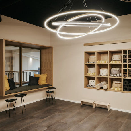 s.luce LED 3-rings hanglamp combinatie Centric