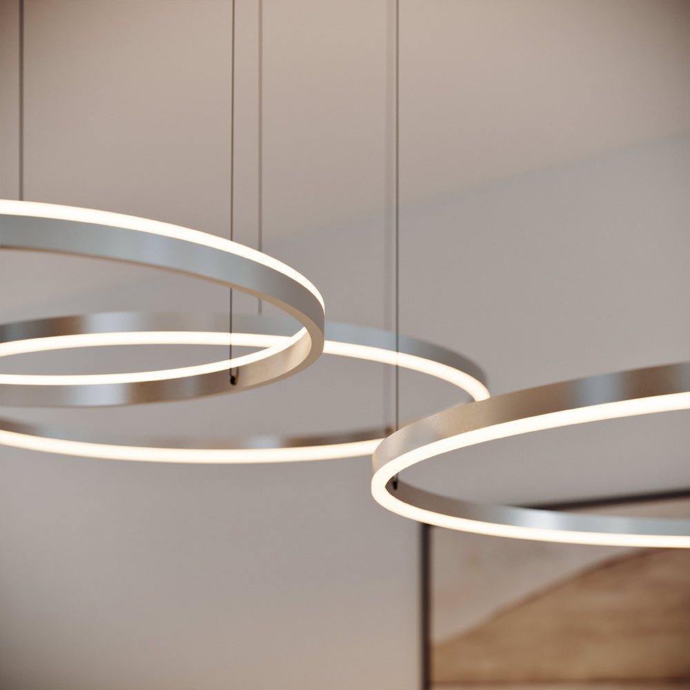 s.luce LED 3-rings taklampa kombination Eccentric