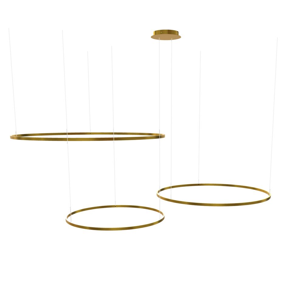 LED 3 séries Ring Pendant Lights Combination Excentric