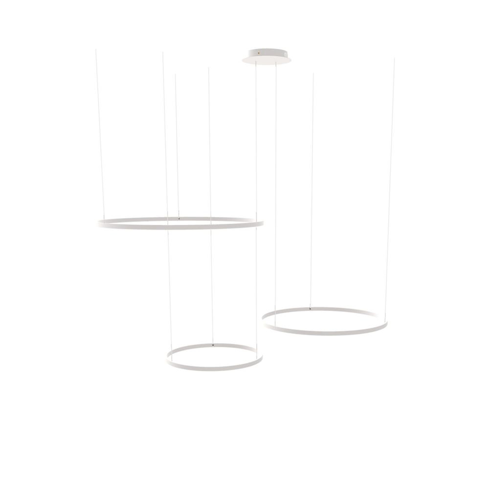 LED 3-Ring Pendant Light Combination Eccentric