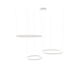 s.luce Combinaison de 3 anneaux de suspension LED Excentrique