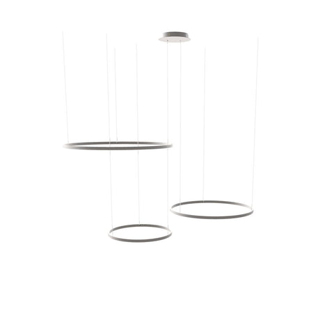 s.luce LED 3-ring pendant light combination Eccentric