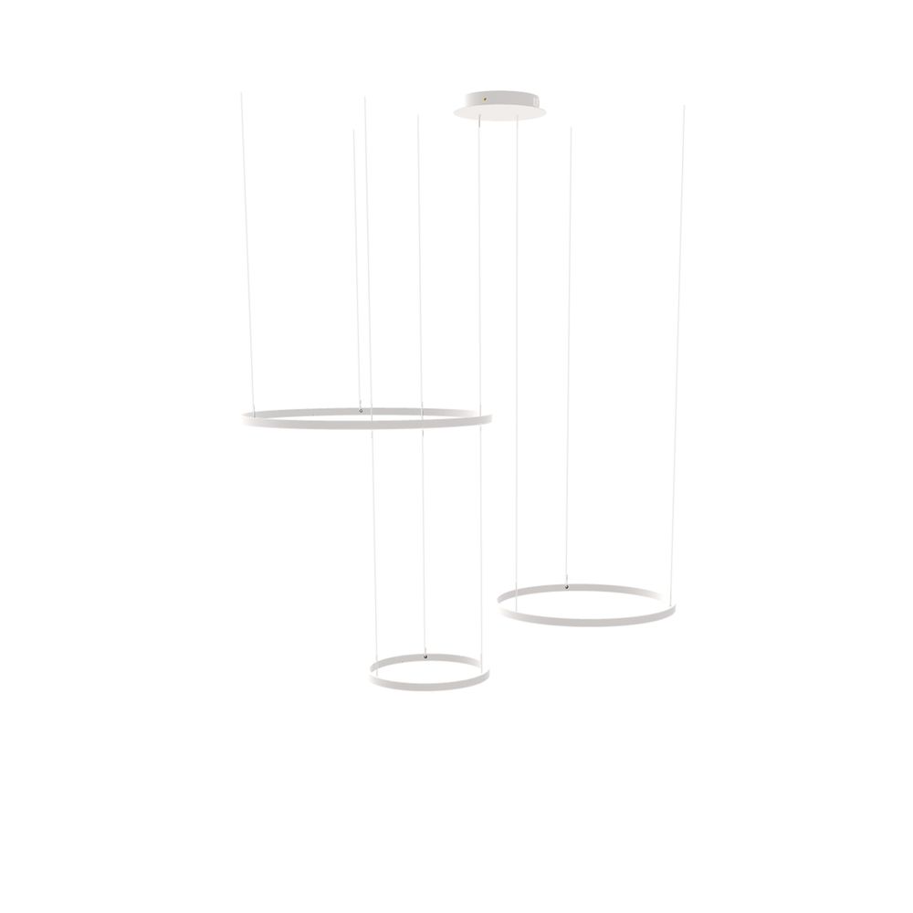 LED 3 séries Ring Pendant Lights Combination Excentric