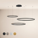 LED 3 séries Ring Pendant Lights Combination Excentric