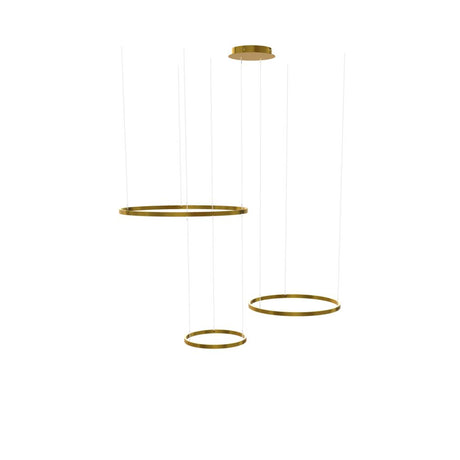 s.luce LED 3-ring pendant light combination Eccentric