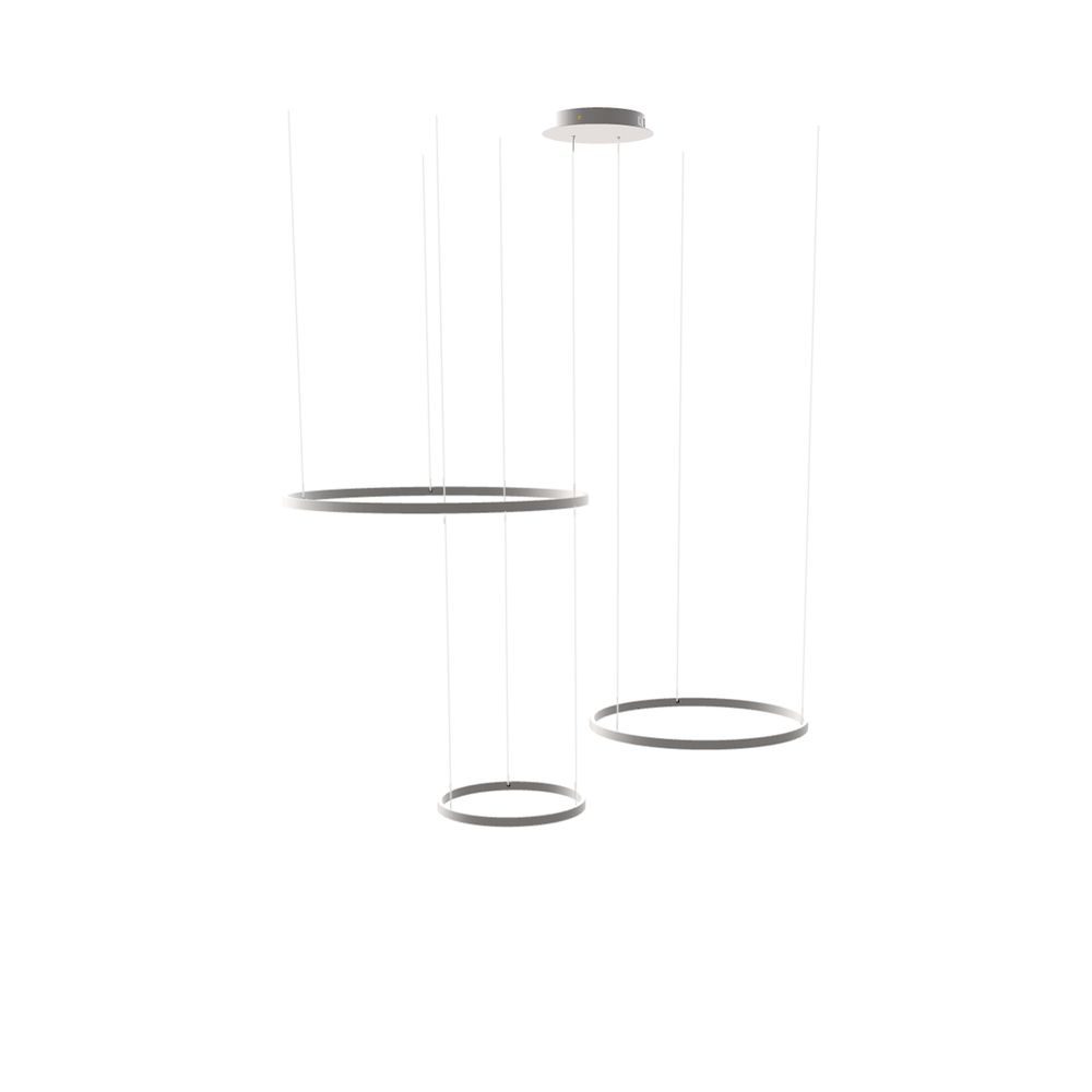 LED 3 séries Ring Pendant Lights Combination Excentric