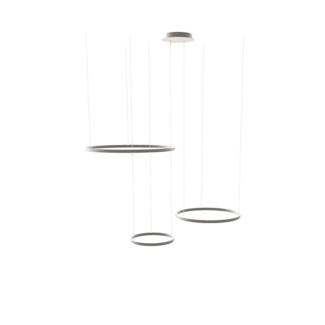 s.luce LED 3-ring pendant light combination Eccentric