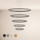 s.luce LED 5-ring pendant light combination centric