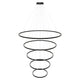 s.luce LED Ring Pendelleuchte 5-flammig Zentrisch