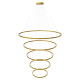 LED 5-Ring Pendant Lights Combination Centric