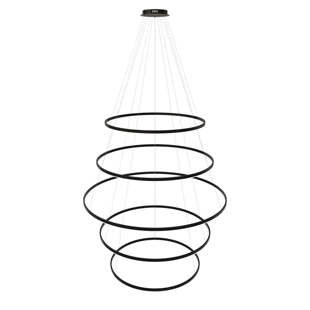 s.luce LED 5-rings pendelkombination Centric