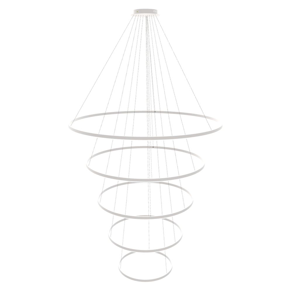 LED 5-Ring Pendant Lights Combination Centric