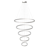 LED 5-Ring Pendant Lights Combination Centric