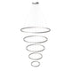 s.luce LED Ring Pendelleuchte 5-flammig Zentrisch
