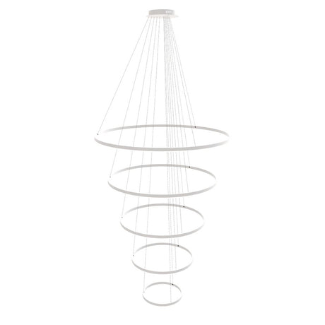 s.luce LED 5-ring pendant light combination centric