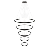 s.luce LED 5-ring pendant light combination centric