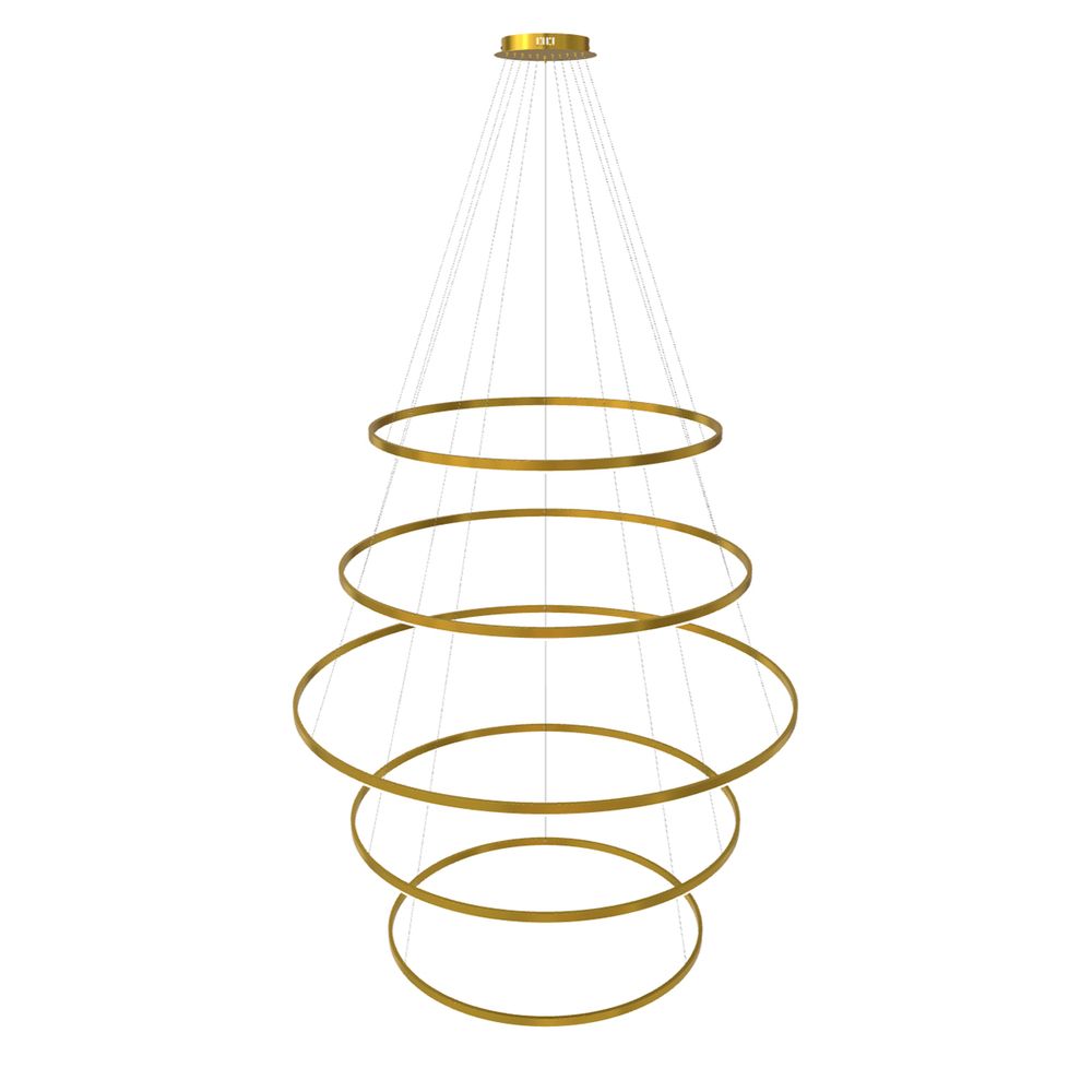 LED 5-Ring Pendant Lights Combination Centric