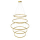 s.luce LED Ring Pendelleuchte 5-flammig Zentrisch