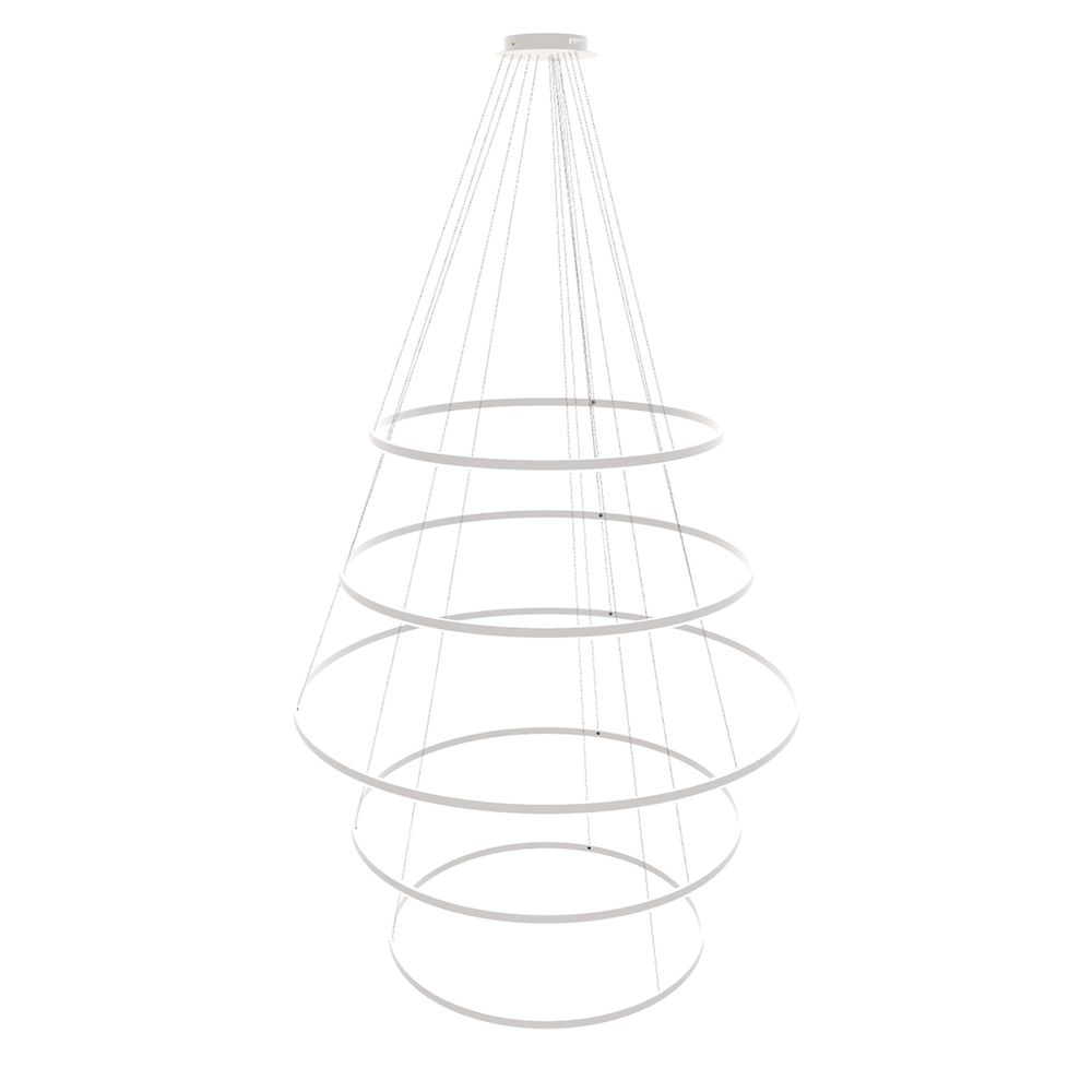 LED 5-Ring Pendant Lights Combination Centric