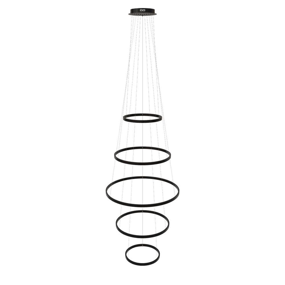 s.luce LED 5-ring pendant light combination centric