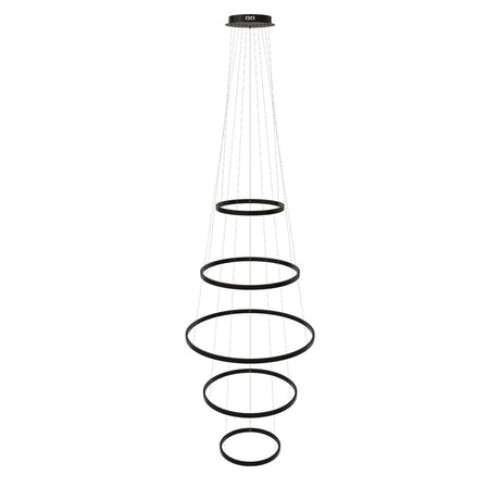 s.luce LED 5-rings pendelkombination Centric