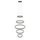 s.luce LED Ring Pendelleuchte 5-flammig Zentrisch