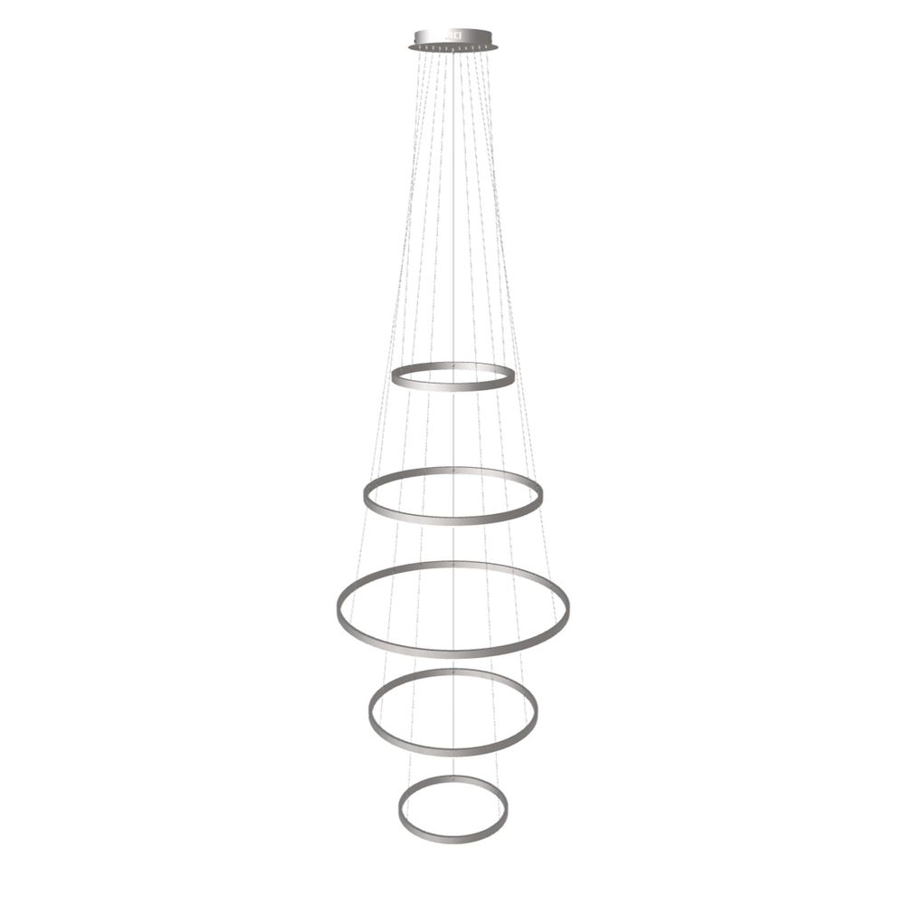 s.luce LED 5-ring pendant light combination centric