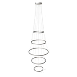 s.luce LED 5-rings pendelkombination Centric