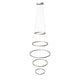 s.luce LED Ring Pendelleuchte 5-flammig Zentrisch