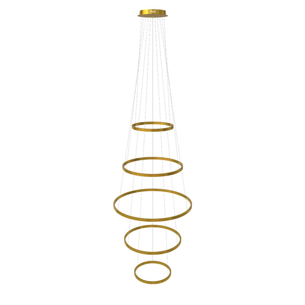 s.luce LED 5-rings pendelkombination Centric