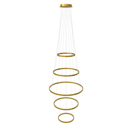 s.luce LED 5-ring pendant light combination centric