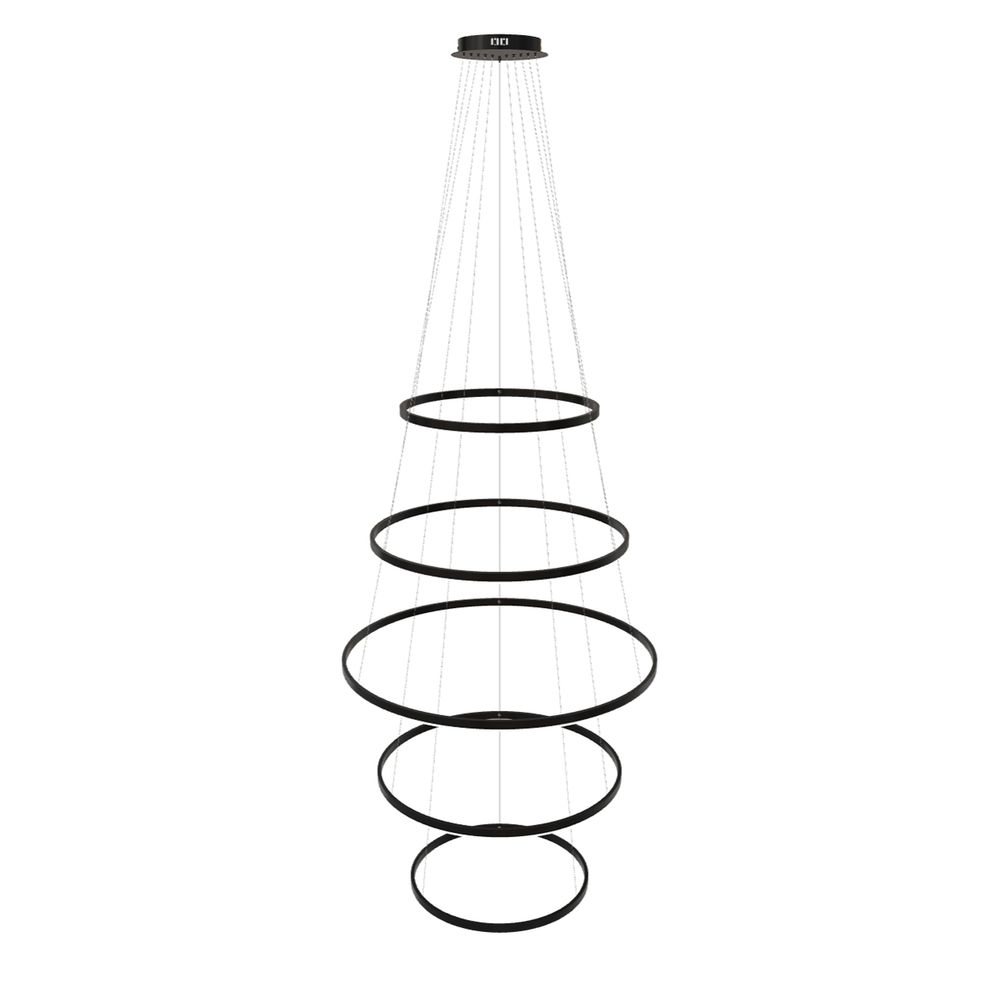 s.luce LED 5-rings pendelkombination Centric