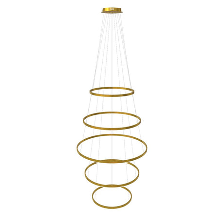 s.luce LED 5-ring pendant light combination centric