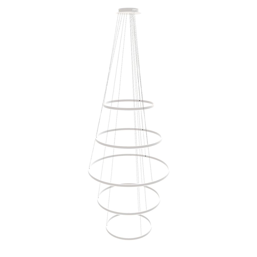 s.luce LED 5-ring pendant light combination centric