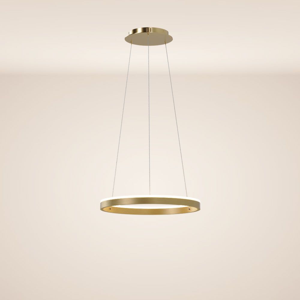 s.luce LED ring pendant light round direct or indirect